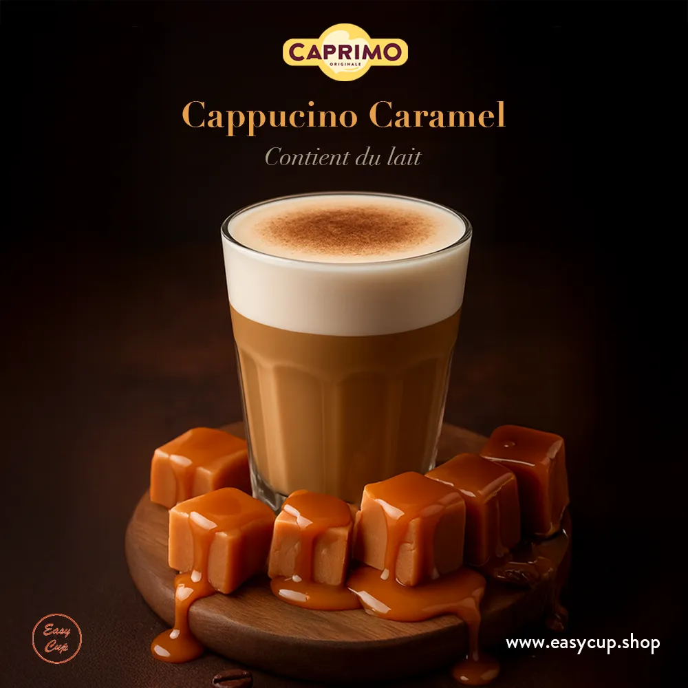 PREPARATION CAPPUCCINO CARAMEL