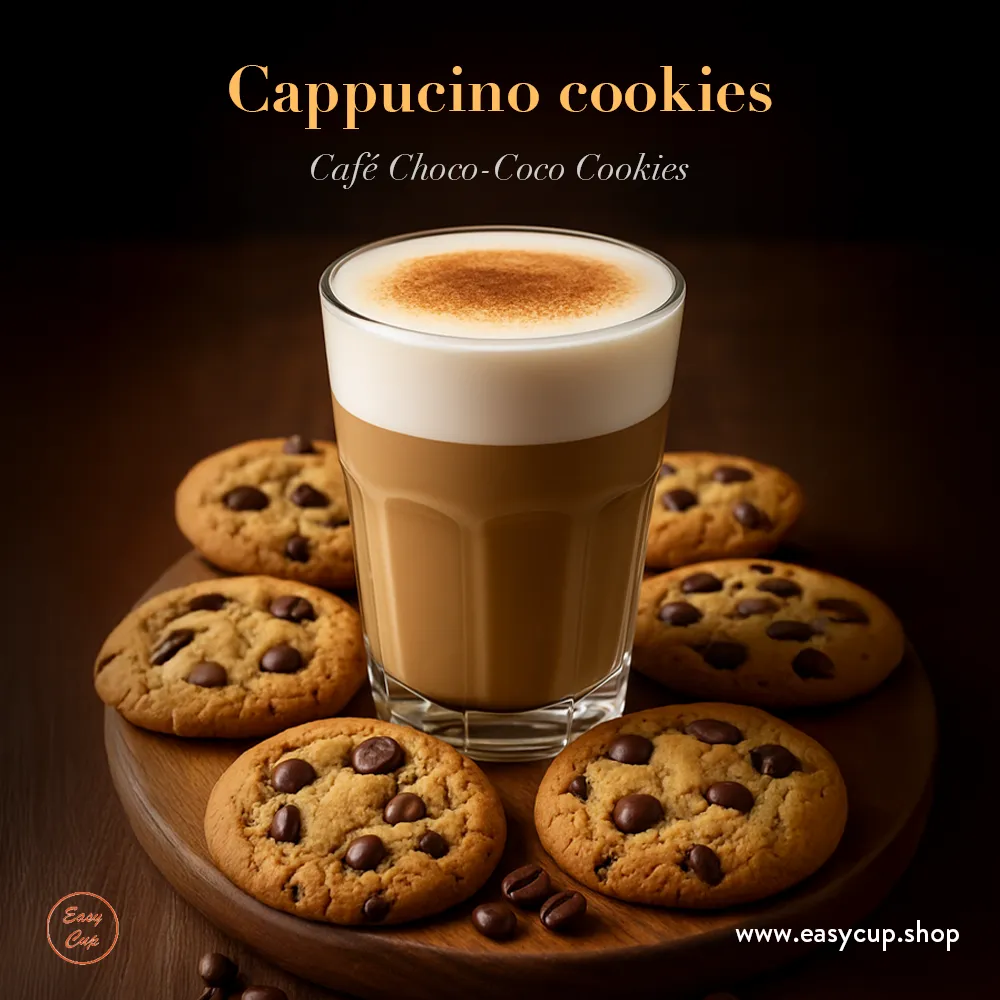 PREPARATION CAPPUCCINO COOKIES LAQTIA