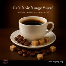 PREPARATION CAFE NOIR NUAGE SUCRÉ